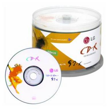 LG상사 CD-R 700MB 52x 케익 50장 New