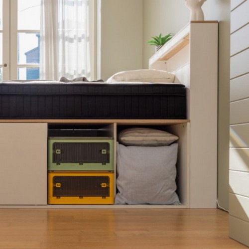 스스디 케이브 평상형 600 수납침대 SS (매트별도)_이미지