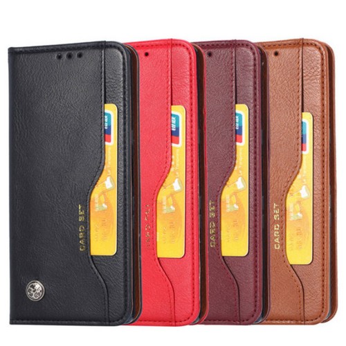 베켄 베락스 갤럭시A52/A52s 심플 컬러 포켓 가죽 케이스