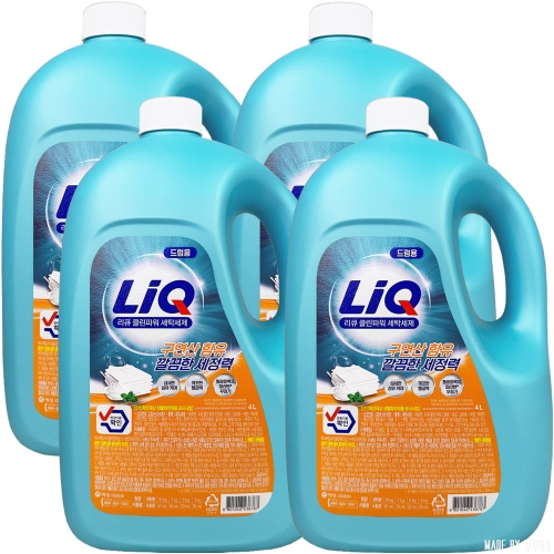 애경 리큐 클린파워 일반용 4L (4개)