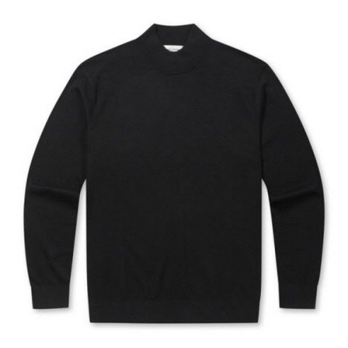 브렌우드 에센셜스 솔리드 워셔블 하프터틀넥 스웨터_BRWAW25531BKX