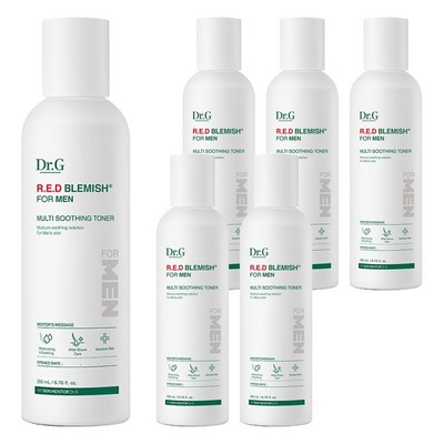 닥터지 레드 블레미쉬 포 맨 멀티 수딩 토너 200ml (6개)_이미지