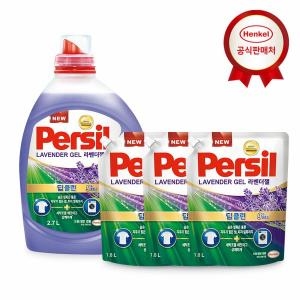 퍼실 딥클린 라벤더젤 겸용 2.7L + 리필 1.8L (본품1개+리필3개)_이미지