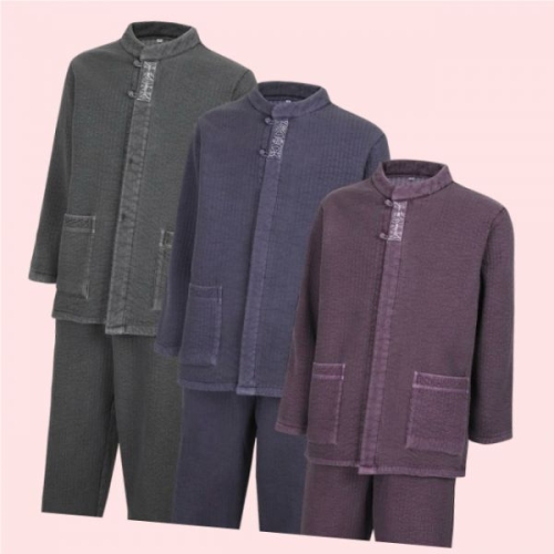 파파브로 남성 남자 맨즈 도톰한 기모안감 넥라인 자수 개량한복 상하의 세트 SS HBW Q019 4643061