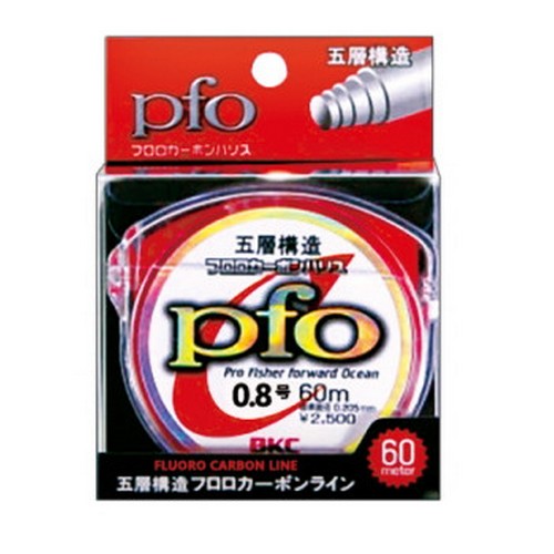 BK-4050 PFO 고강력 최고급 카본사 목줄
