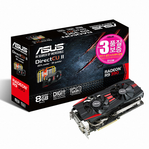 ASUS 라데온 R9 390 DC2 D5 8GB STCOM_이미지