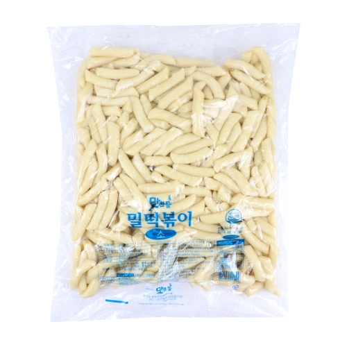 맛찬들 백미 밀떡볶이 소 3kg 제조 말랑이떡 밀떡 떡볶이떡 대용량 분식재료 1개_이미지