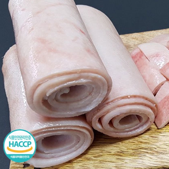 고기119 한돈 도담 손질 돼지껍데기 절단 1kg