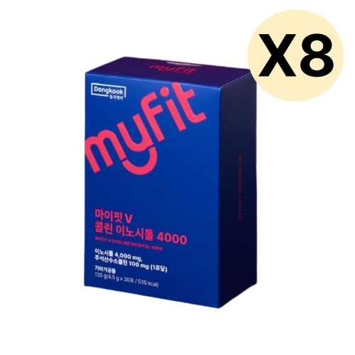 동국제약 마이핏V 콜린 이노시톨 4000 30포 (8개)_이미지