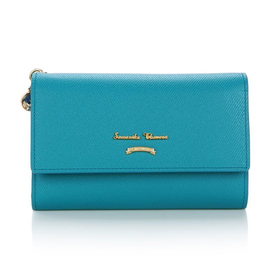 사만사쁘띠초이스 보니타 중지갑 (터키블루)_이미지