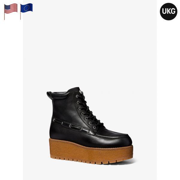 마이클코어스 케니 레더 플랫폼 부츠 여성 1606446