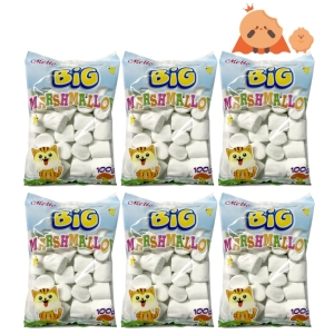 Sucere 멜로 빅 머쉬멜로우 100g (6개)_이미지