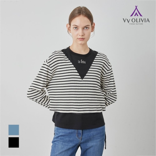 올리비아로렌 여성 레이어드 포인트 티셔츠 VVCAL5S2371 090이미지입니다. 누르면 해당 게시물로 새창이동합니다.