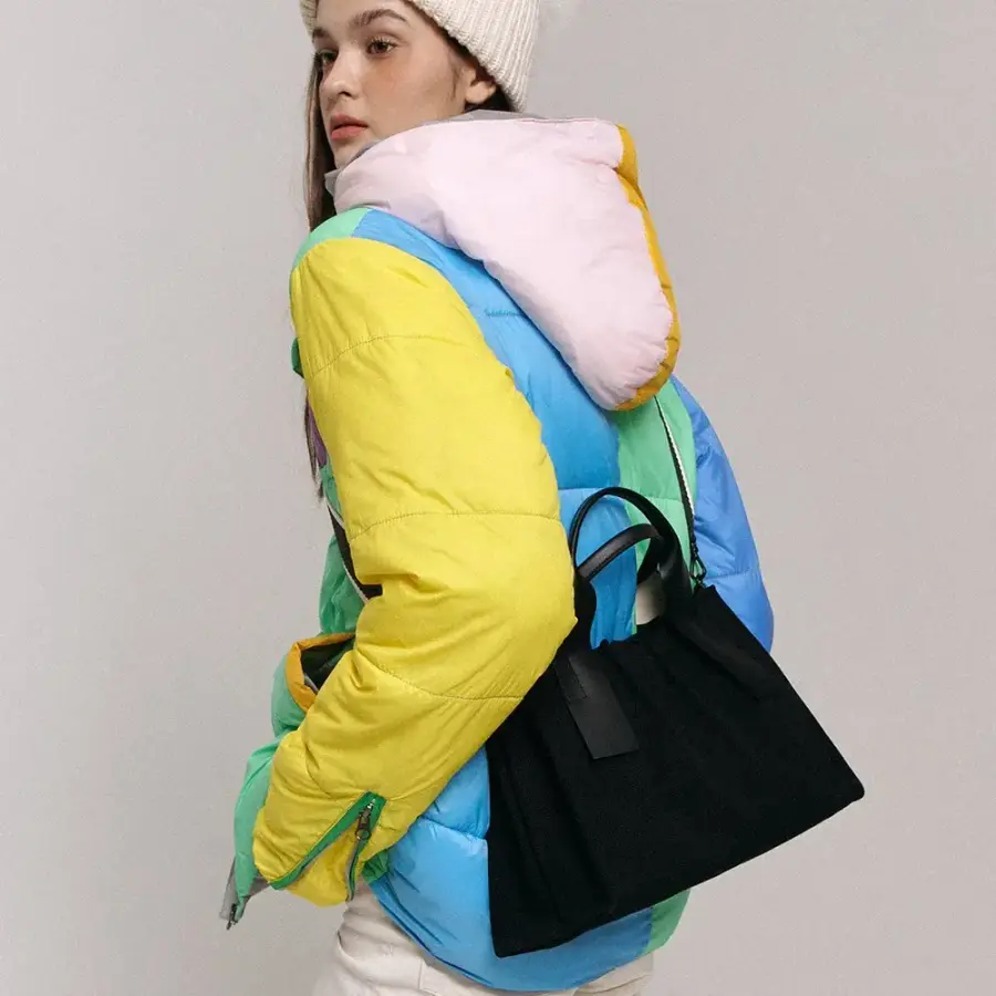 Lucky Pleats Canvas Tote S ALL 0JSM3CB402