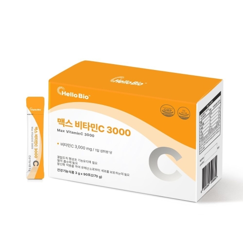 한풍네이처팜 헬로바이오 맥스 비타민C 3000 3g 90포이미지입니다. 누르면 해당 게시물로 새창이동합니다.