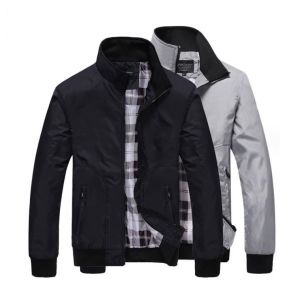 블루종 집업 자켓 점퍼 외투 바람막이 항공 잠바 남성용_이미지