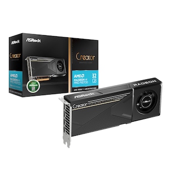 ASRock 라데온 AI PRO R<b>9700</b> Creator D6 32GB 대원씨티에스