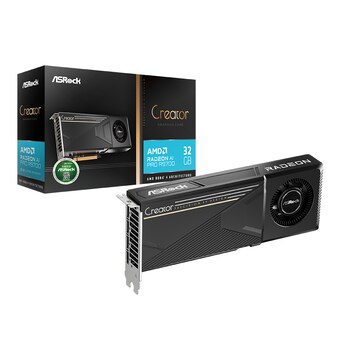 ASRock 라데온 AI PRO R9700 Creator D6 32GB 대원씨티에스