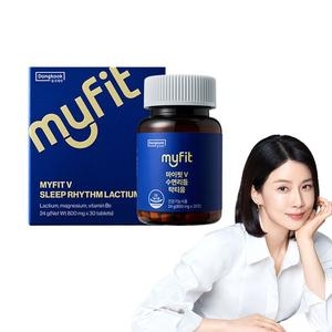 동국제약 마이핏V 수면리듬 락티움 800mg 30정 (1개)