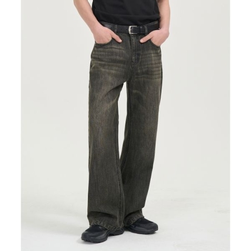 TOFFEE 브러쉬드 부츠컷 데님 팬츠 WED BLACK T5S-BCDPT214WB 675623
