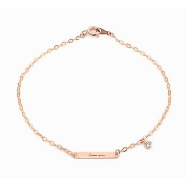 이랜드 로이드 14K 각인 팔찌 LWB21009G