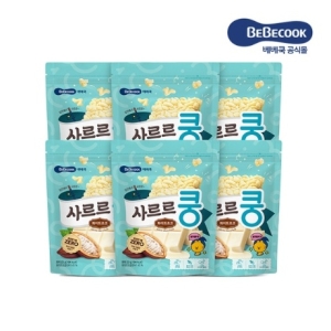 베베쿡 사르르쿵 화이트초코 23g (6개)_이미지