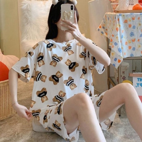 세븐제이스 RGN5R843 NEW 집순이 여성 여름잠옷 반팔 잠옷 어린이 15051851_이미지