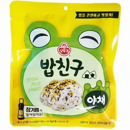 오뚜기 밥친구 야채 36.3g이미지입니다. 누르면 해당 게시물로 새창이동합니다.