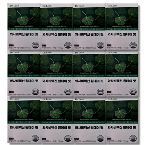 닥터린 와사비텍신 원데이 핏 30정 (12개)_이미지