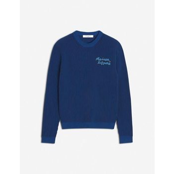 메종키츠네 25 핸드라이팅 리브드 컴포트 점퍼 립 니트 147923476