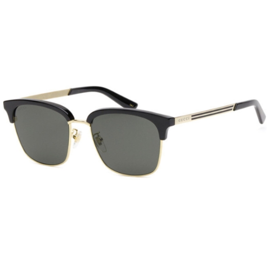 ���� 385757   GG0697S 002 Havana Mens Authentic Sunglasses 55-18-B6