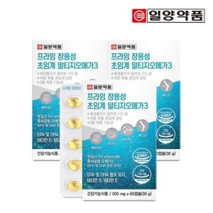  일양약품 프라임 장용성 저온초임계 알티지 오메가3 60캡슐 [3개]
