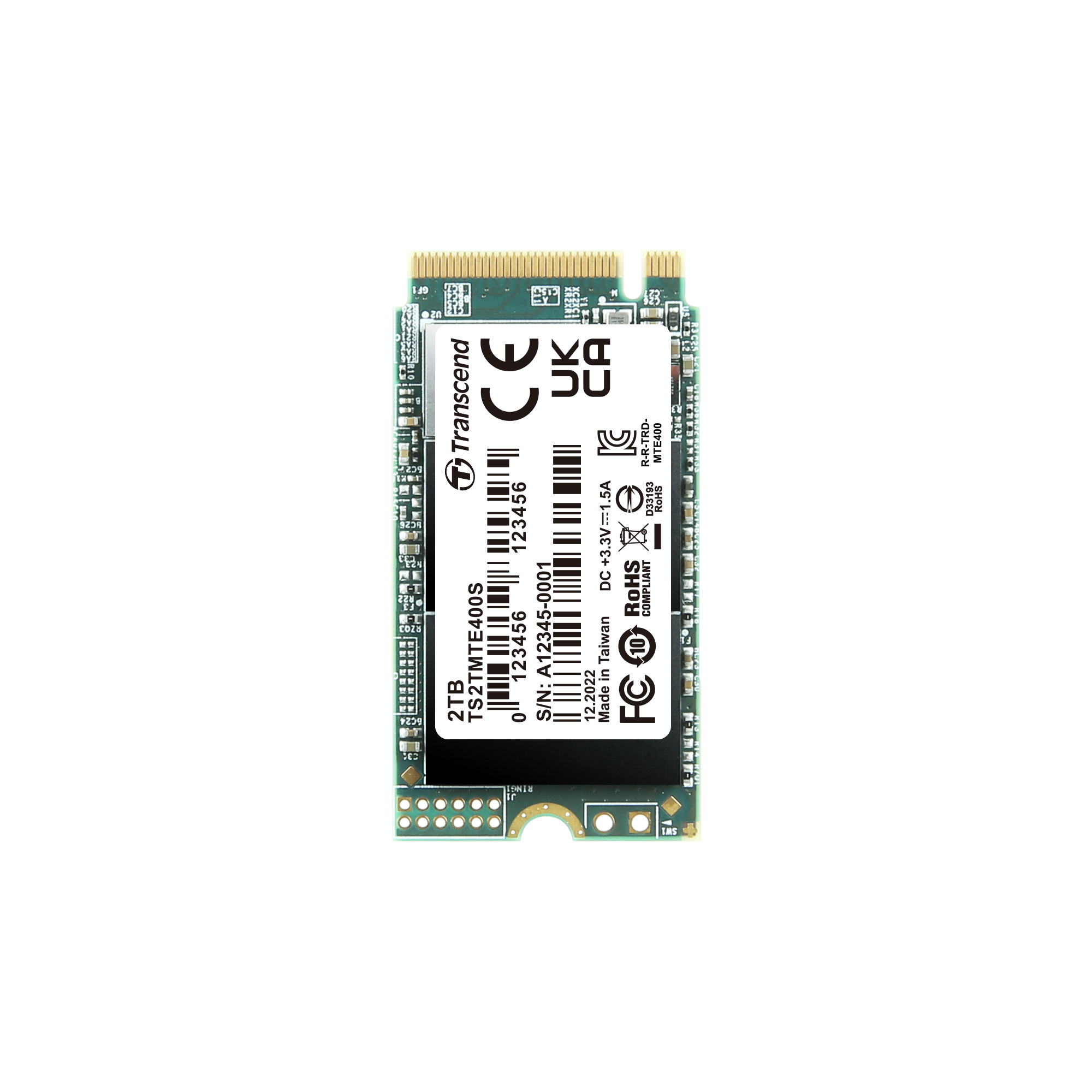 Ʈ������ MTE400S M.2 2242 NVMe(2TB)