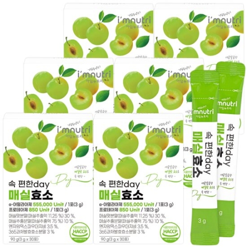 아임뉴트리 속 편한 day 매실효소 30포 (6개)_이미지