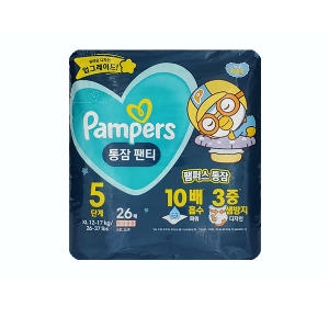팸퍼스 2022 통잠팬티 팬티형 5단계-공용 (52매)_이미지