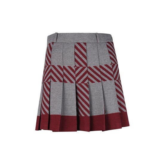 럭스골프 비엠유 하프밴딩 멀티 배색 큐롯 스커트 BMU4A120W