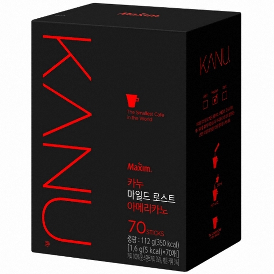동서식품 맥심 카누 마일드 로스트 아메리카노 70T (1개)