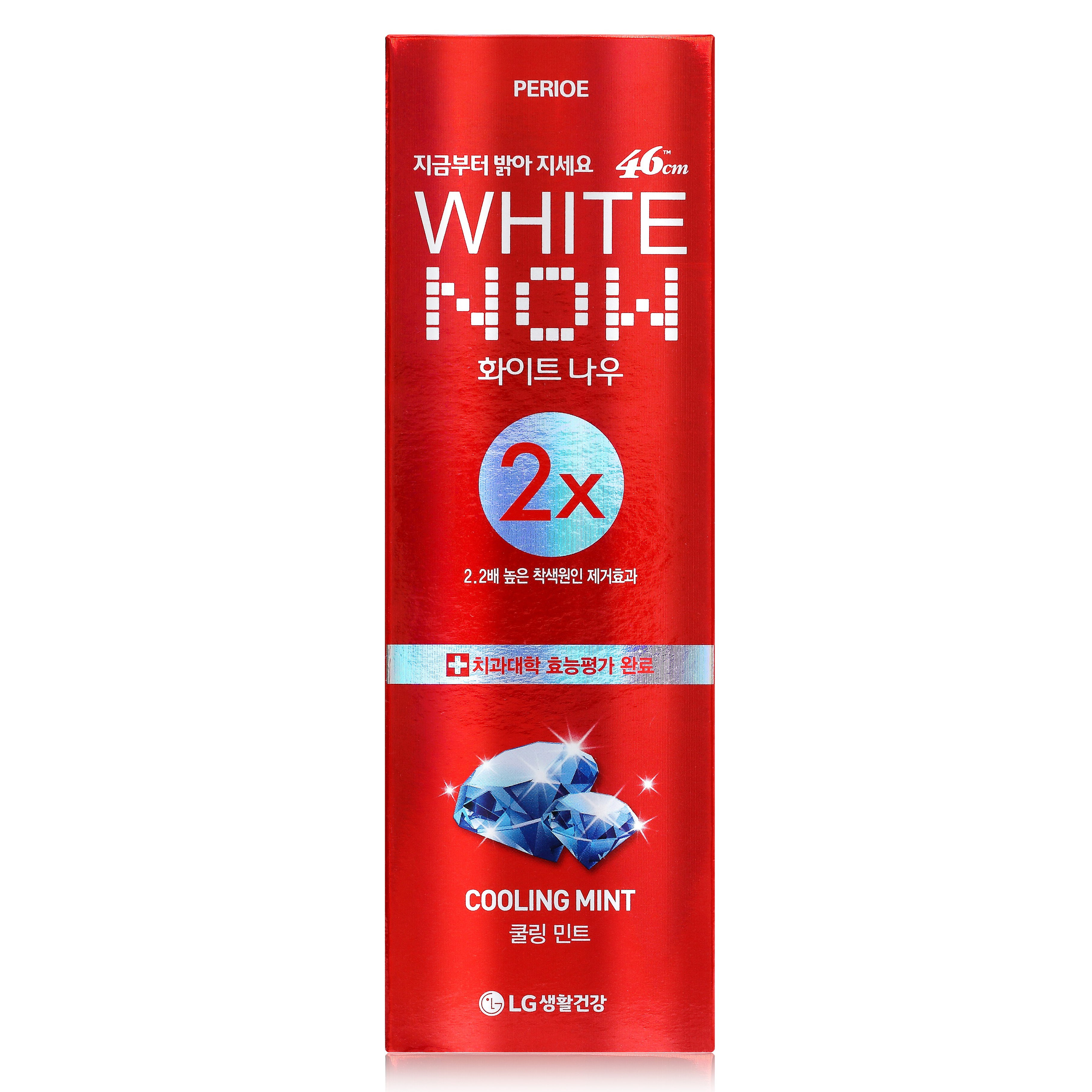 페리오 화이트나우 치약 쿨링민트 120g (6개)_이미지