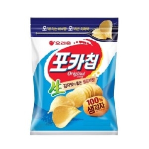 오리온 포카칩 오리지널 지퍼백 266g (8개)