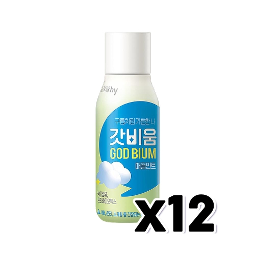 한국야쿠르트 구름처럼 가뿐한 나 갓비움 애플민트 230ml (12개)