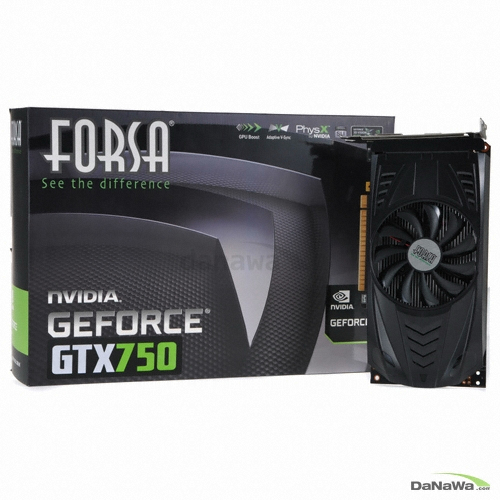 FORSA 지포스 GTX750 D5 1GB_이미지