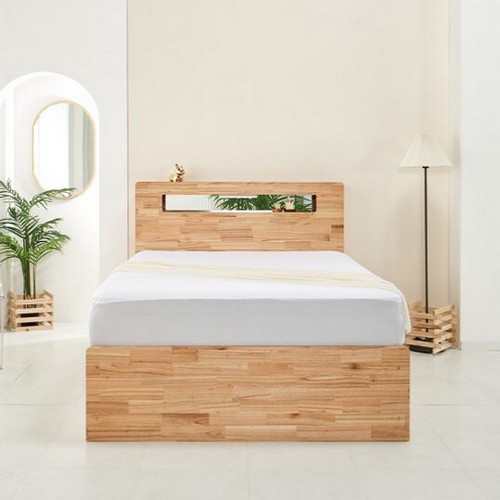 로쏘 사파 2단 수납형 LED 침대 LK (매트별도)_이미지