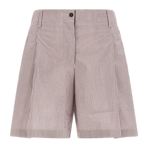 브루넬로쿠치넬리 스트라이프 코튼 블렌드 배기 쇼츠 MH741DV499 C2048_이미지