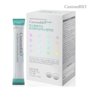 커스텀바이오 프리바이오틱스 앤 아연 5g 30포