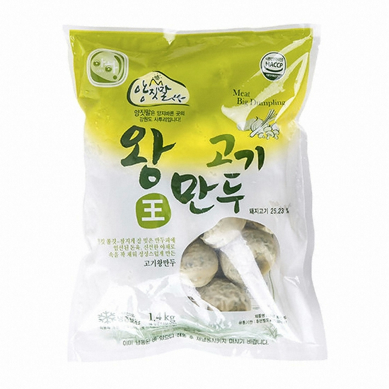 아하식품 고기왕만두 1.4kg (2개)_이미지