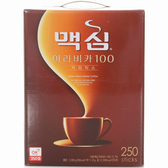 동서식품 맥심 아라비카100 커피믹스 250T (1개)