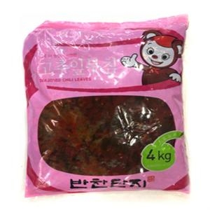 반찬단지 고추잎무침 1박스 4kg x 4개