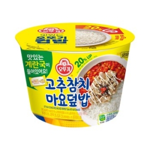 오뚜기 컵밥 고추참치마요 덮밥 285.5g(+계란국)