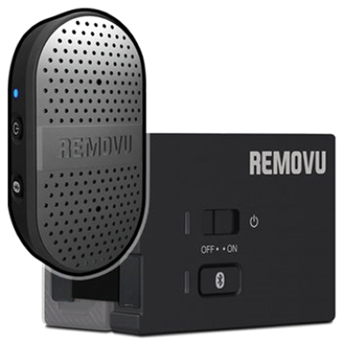 REMOVU 고프로 히어로3,3+,4 호환용 M1+A1 블루투스 무선 방수 마이크_이미지