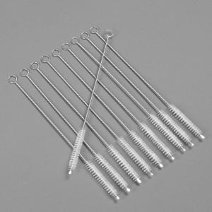 [불명] 스테인리스 빨대 세척솔 10p세트 20x1cm_이미지